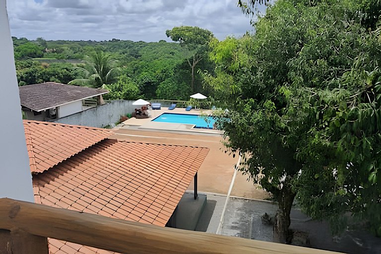 Bosque dos Camarás - Vista Bosque x Piscina