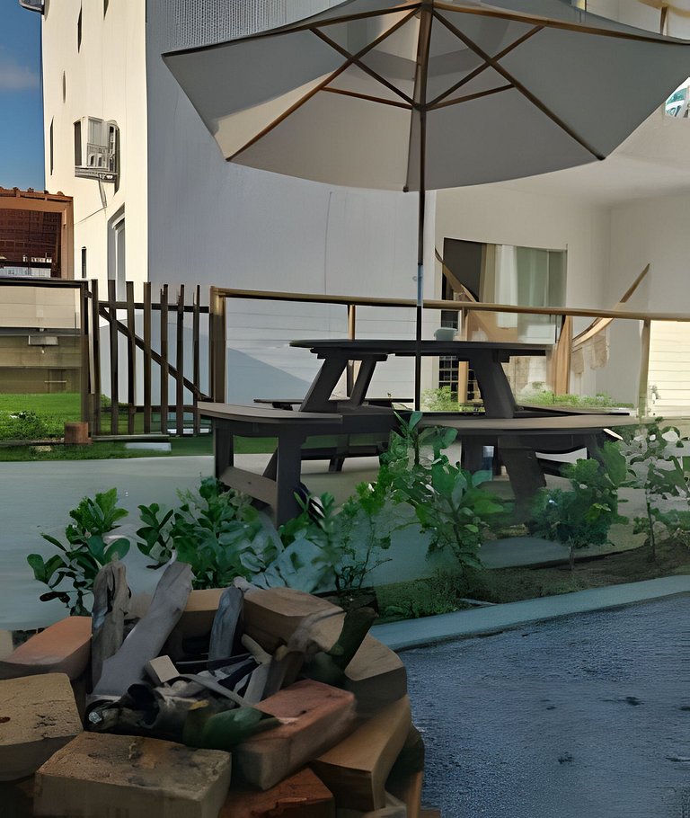 Flat Térreo com Jardim Privativo