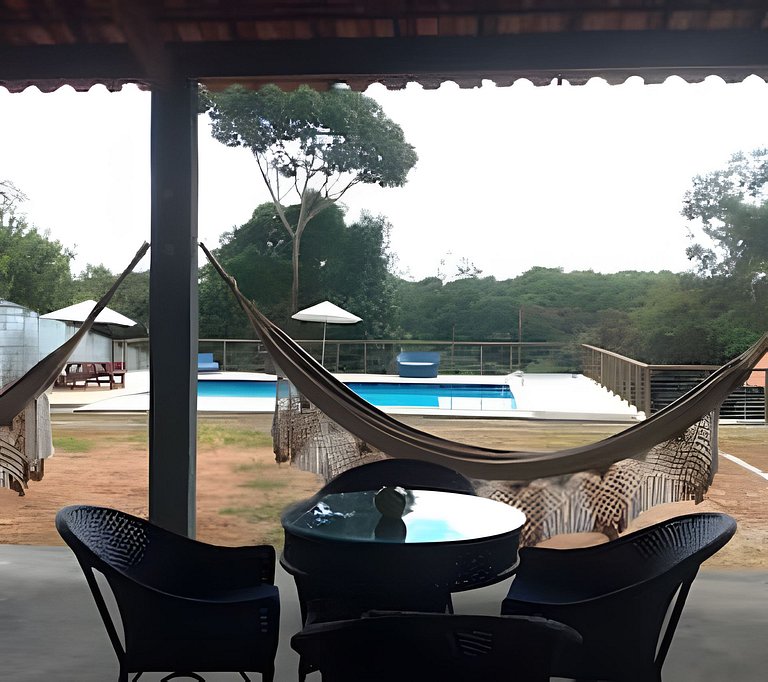 Bosque dos Camarás - Vista Bosque x Piscina