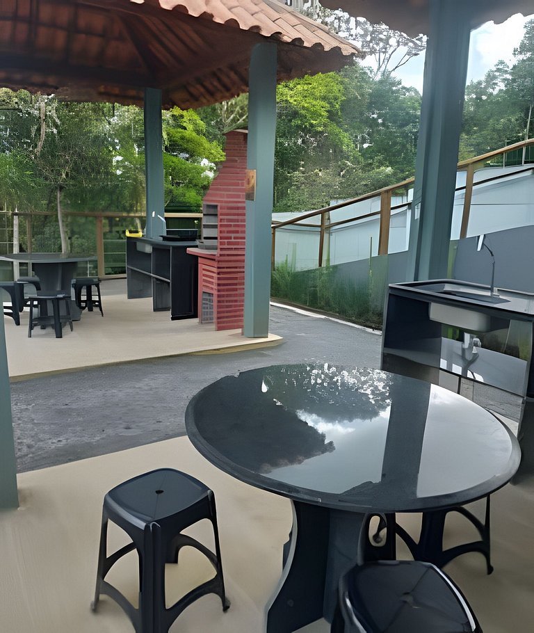 Bosque dos Camarás - Vista Bosque x Piscina