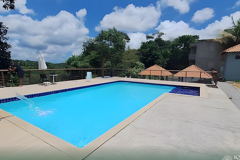 Flat Vista Natureza x Piscina