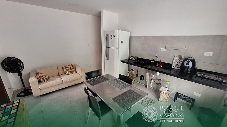 Flat Térreo com Jardim Privativo